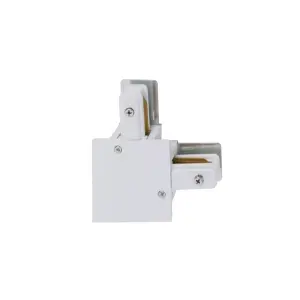 Łącznik L szynoprzewodu podtynkowego 1F 230V - Biały 6346 (Brosline) Antigo