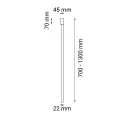 Plafon alha Y - Czekolada mat (1100 mm) 9690 (Dohar) Antigo