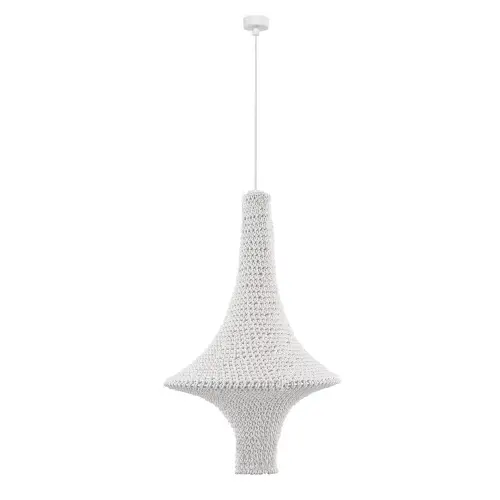 Lampa wisząca Alda M - Biała (420 mm) 5115 (Shilo) Antigo