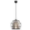 Lampa wisząca Alkana - Czarna-platyna mat (220 mm) 5022 (Shilo) Antigo