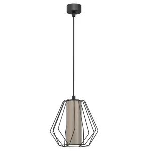 Lampa wisząca Alkaza - Czarna-platyna mat (193 mm) 5023 (Shilo) Antigo