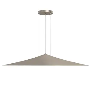 Lampa wisząca Brito 114 - Platyna mat (1140 mm) 5070 (Shilo) Antigo
