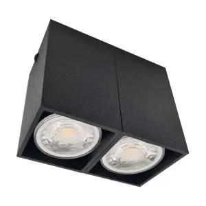 Plafon Doha 2 - Czarny (80 mm) 1096 (Shilo) Antigo