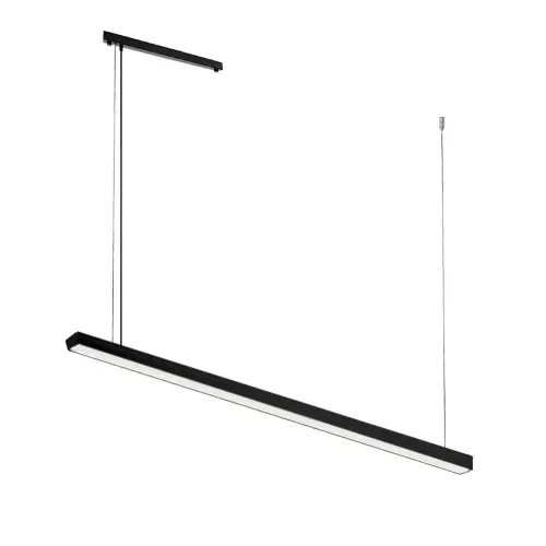 Lampa wisząca Hiate Line - Czarna (1500 mm) 3000K 1852 (Shilo) Antigo