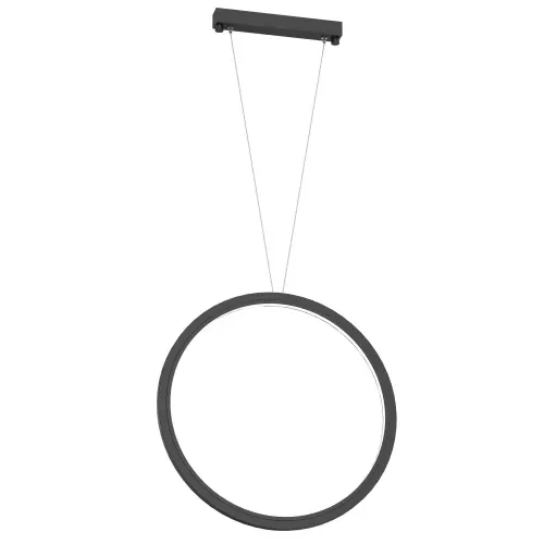 Lampa wisząca Ikuna O - Czarna (450 mm) 3000K 5074 (Shilo) Antigo