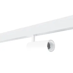 Spot magnetyczny Komassa (system Komatsu) - Biały - 48V 15W 1200lm (55 mm) 4000K 6627 (Shilo) Antigo