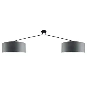 Lampa wisząca Lamego 2 Z - Szara (1900 mm) 5196 (Shilo) Antigo