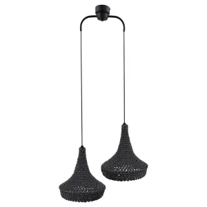 Lampa wisząca Mahaka 2 - Szara (500 mm) 5182 (Shilo) Antigo