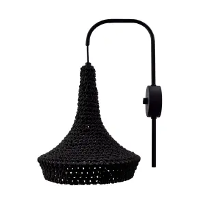 Kinkiet Mahaka - Czarny (390 mm) 4031 (Shilo) Antigo