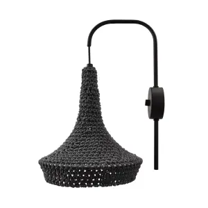 Kinkiet Mahaka - Szary (390 mm) 4034 (Shilo) Antigo