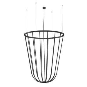 Lampa wisząca no. moon A Z - Czarna (600 mm) 5145 (Shilo) Antigo