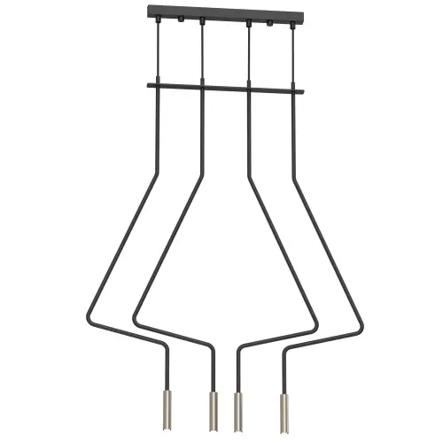 Lampa wisząca no. Vi 4 - Czarna (1120 mm) 5141 (Shilo) Antigo
