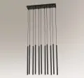 Lampa wisząca 11xG9 KOSAME czarna 7854 SHILO