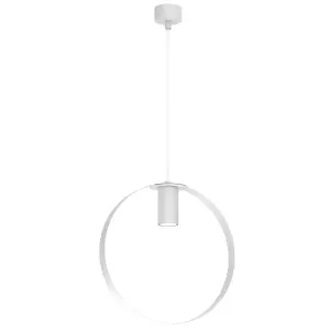 Lampa wisząca Ortiga 2 - Biała (300 mm) 5150 (Shilo) Antigo