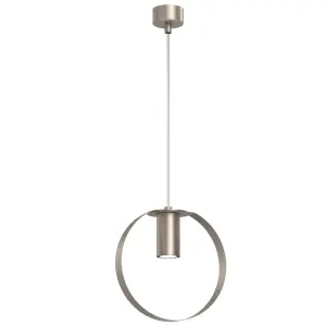 Lampa wisząca Ortiga 1 - Platyna mat (200 mm) 5043 (Shilo) Antigo