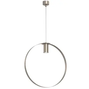 Lampa wisząca Ortiga 3 - Platyna mat (400 mm) 5153 (Shilo) Antigo