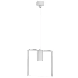 Lampa wisząca Ortiga 4 - Biała (200 mm) 5045 (Shilo) Antigo
