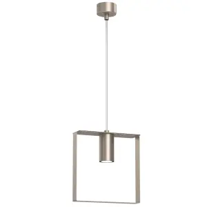 Lampa wisząca Ortiga 4 - Platyna mat (200 mm) 5046 (Shilo) Antigo