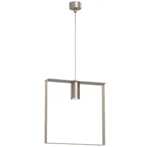 Lampa wisząca Ortiga 5 - Platyna mat (300 mm) 5158 (Shilo) Antigo