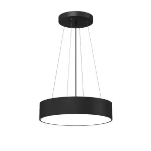 Lampa wisząca Sengo P 40 - Czarna (400 mm) 5204 (Shilo) Antigo