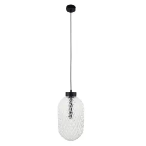 Lampa wisząca Tanpo I Z - Czarna (200 mm) 5208 (Shilo) Antigo