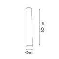 Plafon Yabu 50 - Czarny (500 mm) 1089 (Shilo) Antigo