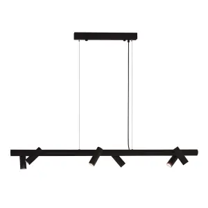 Lampa wisząca Yabu 6 - Czarna (1200 mm) 5067 (Shilo) Antigo