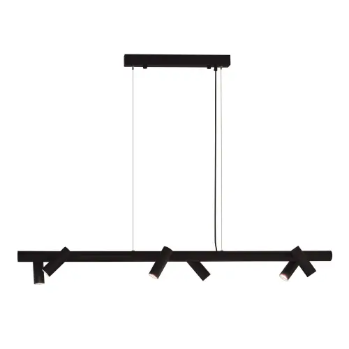 Lampa wisząca Yabu 6 - Czarna (1200 mm) 5067 (Shilo) Antigo