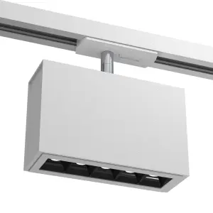 Spot A-glare track 5 - Biały - szynoprzewód 230V (150mm) 6324 Brosline