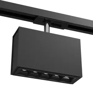 Spot A-glare track 5 - Czarny - szynoprzewód 230V (150mm) 6322 Brosline