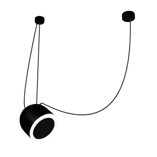 Lampa wisząca DOBO 1 czarna  9035 SHILO DOHAR