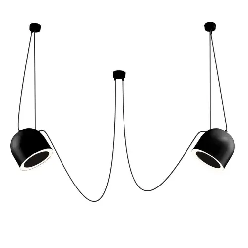 Lampa wisząca DOBO 2 czarna 9036 SHILO DOHAR