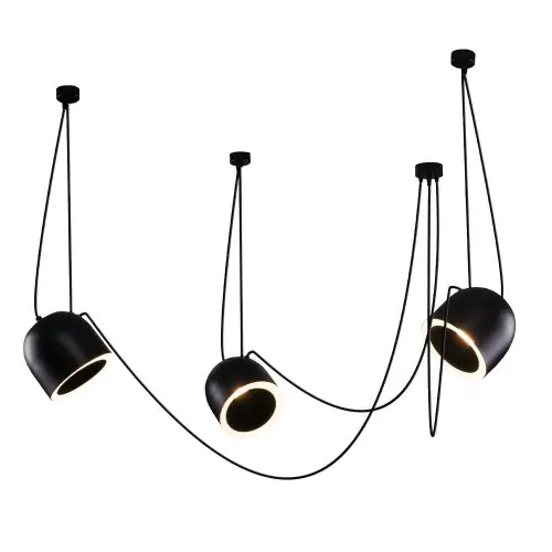 Lampa wisząca DOBO 3 czarna 9037 SHILO DOHAR
