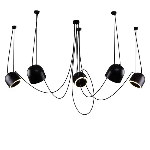 Lampa wisząca DOBO 5 czarna 9038 SHILO DOHAR