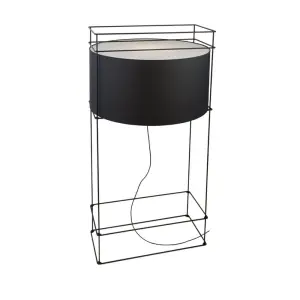 Lampa podłogowa PAA BLACK czarna 9029 SHILO DOHAR