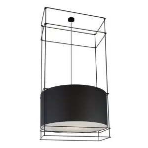 Lampa wisząca PAA BLACK czarna 9031 SHILO DOHAR