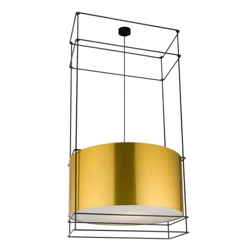 Lampa wisząca PAA BLACK czarny mosiądz 9542 SHILO DOHAR