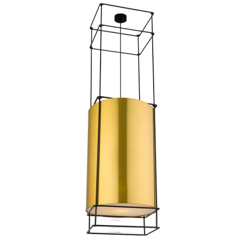 Lampa wisząca PAA BLACK czarno-mosiężny 9551 SHILO DOHAR
