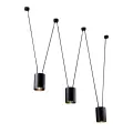 Lampa wisząca potrójna VIWIN czarna 9022 SHILO DOHAR