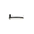 Plafon AGARI 57cm 1330 czarny barwa ciepła 3000K SHILO