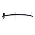 Plafon AGARI 117cm 1350 czarny barwa ciepła 3000K SHILO