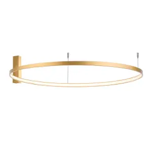 Plafon AGARI 117cm 1354 złoty barwa ciepła 3000K SHILO