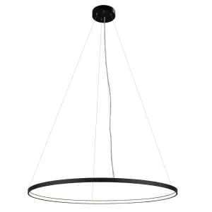 Lampa wisząca AGARI 117cm czarna 5340 barwa ciepła 3000K SHILO