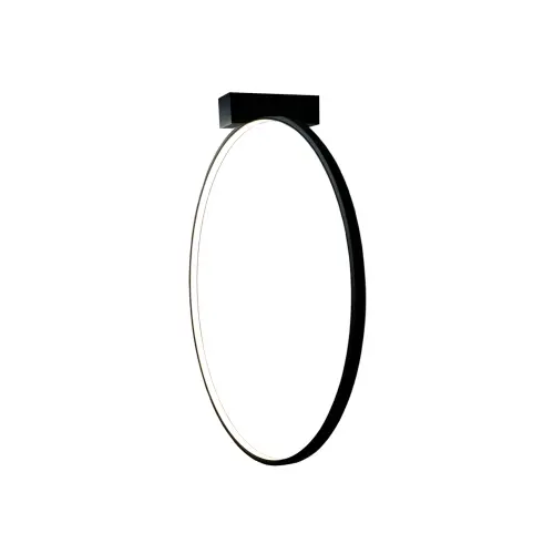 Kinkiet LED AGARO czarny 57cm 4300 barwa ciepła 3000K SHILO