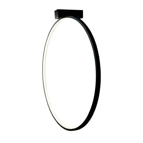 Kinkiet LED AGARO czarny 87cm 4310 barwa ciepła 3000K SHILO