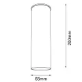 Lampa natynkowa spot 20cm ARIDA biała 7009 SHILO