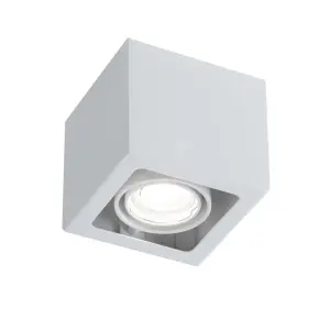 Lampa natynkowa kostka AWA biała 7083 SHILO