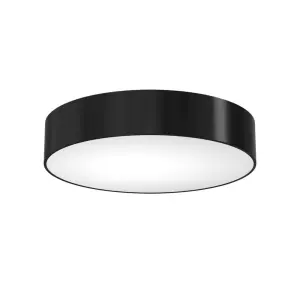 Lampa sufitowa plafon E27 65cm BUNGO czarna 1156 SHILO