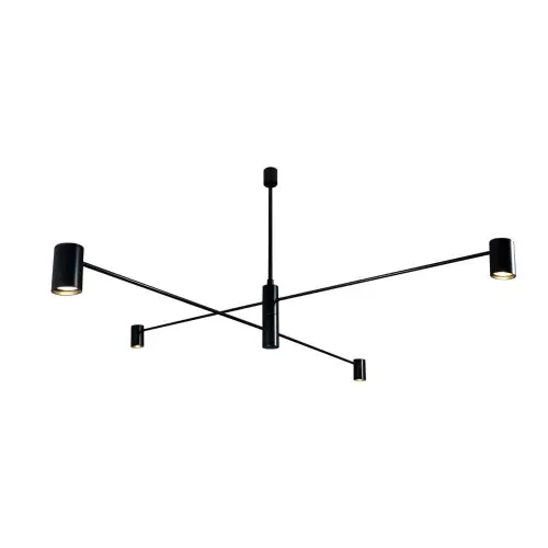 Lampa wisząca 4xGu10 DAKATA czarna 5636 SHILO