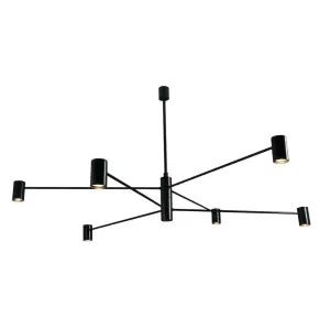Lampa wisząca 6xGu10 DAKATA czarna 5638 SHILO